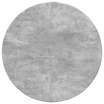Bordsskiva Betonggrå Ø 60 x 1,5 cm Konstruerat trä