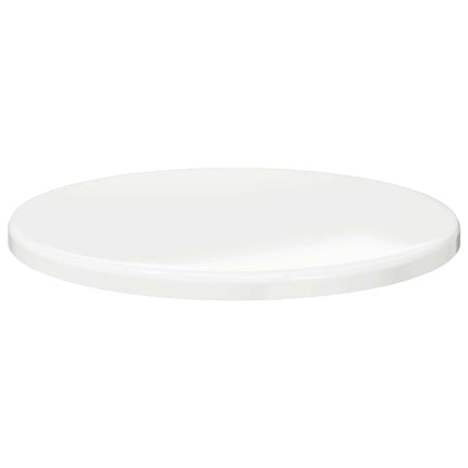 Bordsskiva Vit högglans Ø 60 x 1,5 cm Konstruerat trä