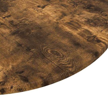 Bordsskiva Rökfärgad ek Ø 60 x 1,5 cm Konstruerat trä