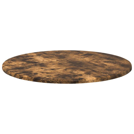 Bordsskiva Rökfärgad ek Ø 60 x 1,5 cm Konstruerat trä