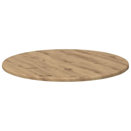 Bordsskiva artisan ek Ø 60 x 1,5 cm Konstruerat trä