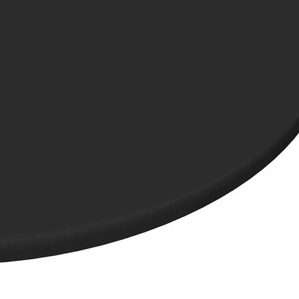 Bordsskiva Svart Ø 70 x 1,5 cm Konstruerat trä