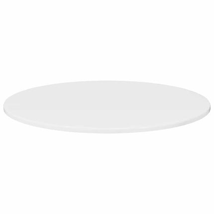 Bordsskiva Vit högglans Ø 70 x 1,5 cm Konstruerat trä