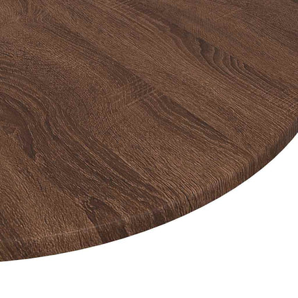 Bordsskiva brun ek Ø 70 x 1,5 cm Konstruerat trä
