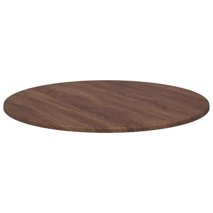 Bordsskiva brun ek Ø 70 x 1,5 cm Konstruerat trä