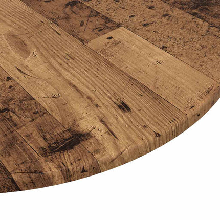 Bordsskiva Gammalt trä Ø 70 x 1,5 cm Konstruerat trä
