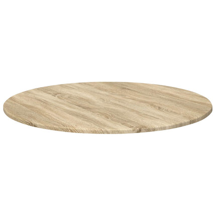 Bordsskiva Ø 80 x 1,5 cm Rund Konstruerat trä Sonoma-ek