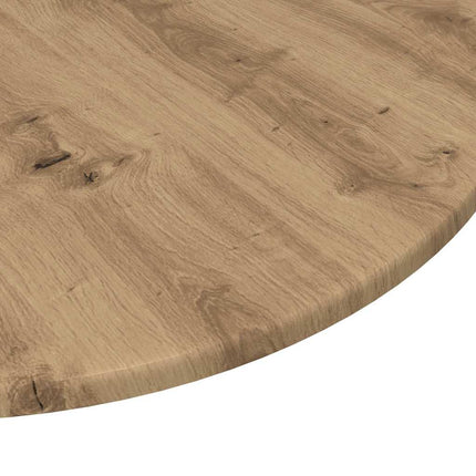 Bordsskiva artisan ek Ø 80 x 1,5 cm Konstruerat trä