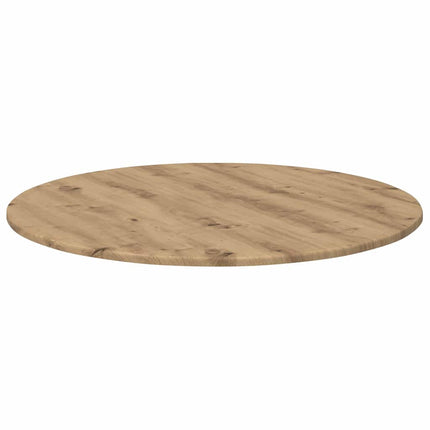 Bordsskiva artisan ek Ø 80 x 1,5 cm Konstruerat trä