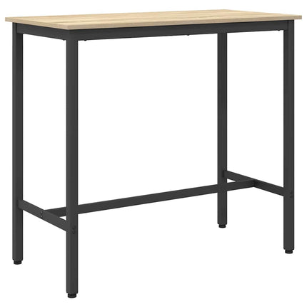 bord Sonoma-ek 100 x 50 x 90,5 cm Konstruerat trä och stål