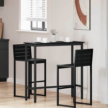 bord Svart Ek 100 x 40 x 100,5 cm Konstruerat trä och stål