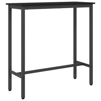 bord Svart Ek 100 x 40 x 100,5 cm Konstruerat trä och stål