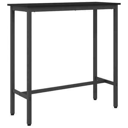 bord Svart Ek 100 x 40 x 100,5 cm Konstruerat trä och stål