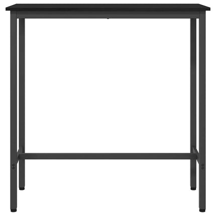 bord Svart Ek 100 x 40 x 100,5 cm Konstruerat trä och stål