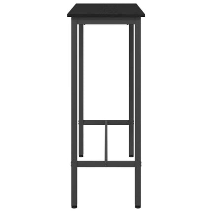 bord Svart Ek 100 x 40 x 100,5 cm Konstruerat trä och stål