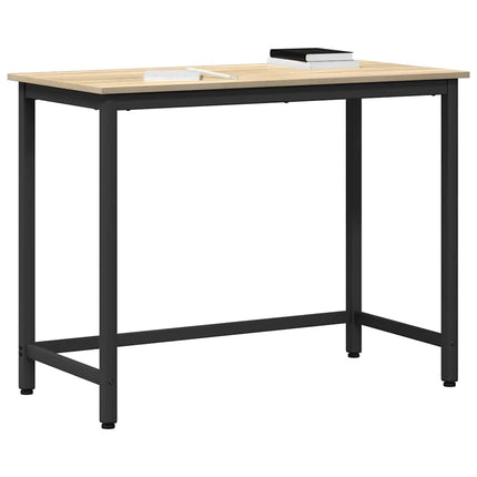 bord Sonoma-ek 80 x 50 x 76,5 cm Konstruerat trä och stål