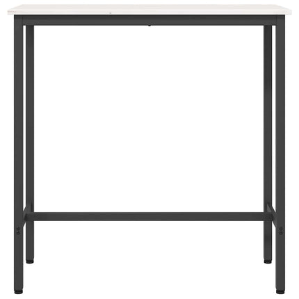 bord Vit 100 x 40 x 101 cm Konstruerat trä och stål