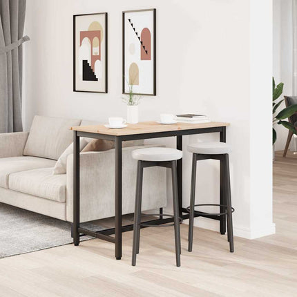 bord Naturfärg 100 x 50 x 77 cm Konstruerat trä och stål