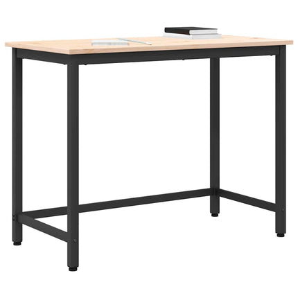 bord Naturfärg 100 x 50 x 77 cm Konstruerat trä och stål