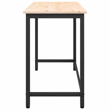 bord Naturfärg 100 x 50 x 77 cm Konstruerat trä och stål