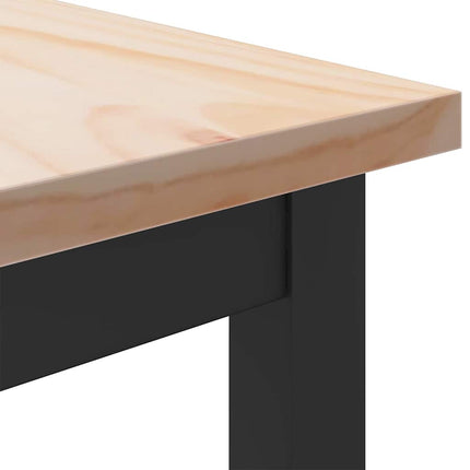 bord Naturfärg 100 x 50 x 77 cm Konstruerat trä och stål
