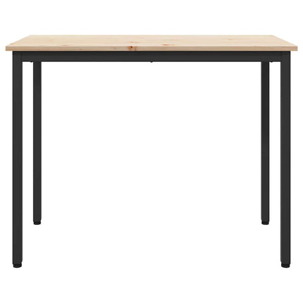 bord Naturfärg 100 x 50 x 77 cm Konstruerat trä och stål