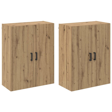 Väggmonterat skåp 2 pcs Artisan Ek 69,5 x 34 x 90 cm