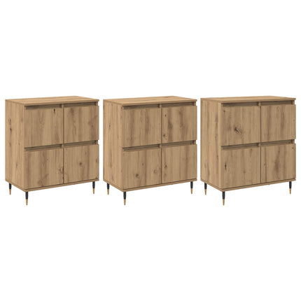 Förvaringsskåp 3 pcs Artisan Ek 60 x 35 x 70 cm