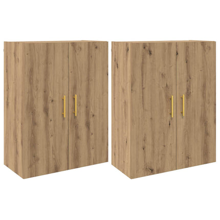 Väggmonterat skåp 2 pcs Artisan Ek 69,5 x 34 x 90 cm