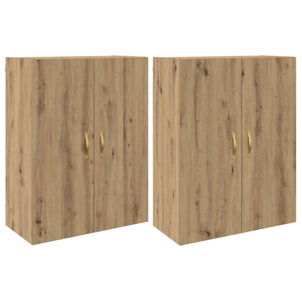 Väggmonterat skåp 2 pcs Artisan Ek 69,5 x 34 x 90 cm