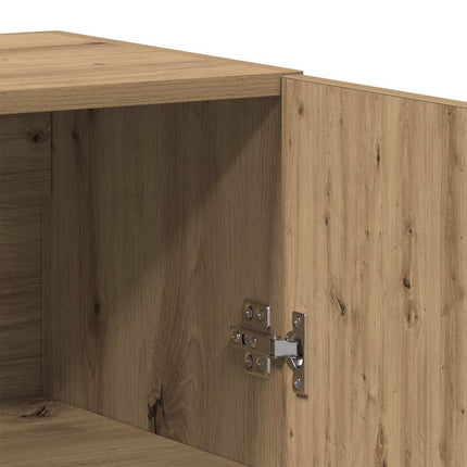 Skåp 2 pcs artisan ek 69,5 x 34 x 180 cm Konstruerat trä