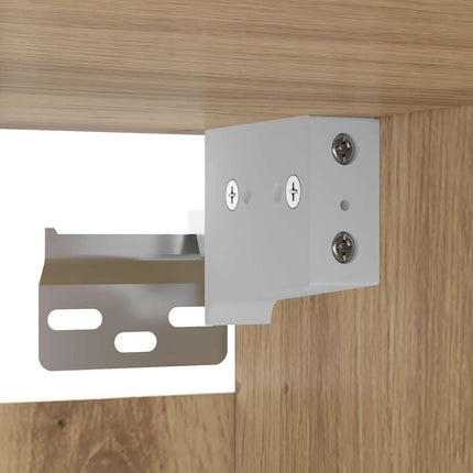 Skåp 2 pcs artisan ek 69,5 x 34 x 180 cm Konstruerat trä