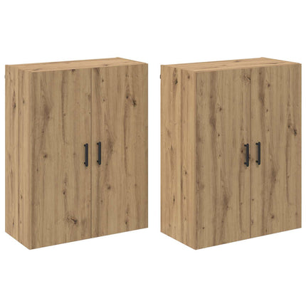 Väggmonterat skåp 2 pcs Artisan Ek 69,5 x 34 x 90 cm