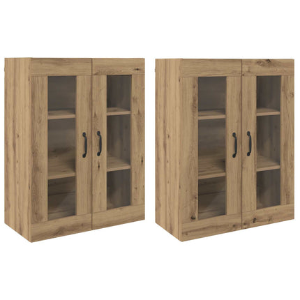 Väggmonterade Skåp 2 pcs artisan ek 69,5 x 34 x 90 cm