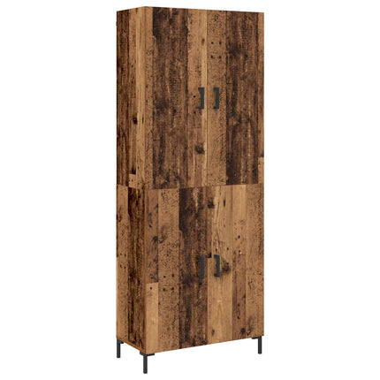 Skåp Gammalt trä 69,5 x 34 x 180 cm Konstruerat trä