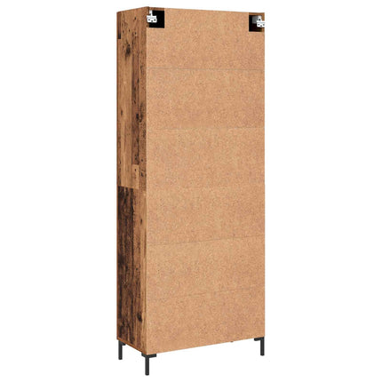 Skåp Gammalt trä 69,5 x 34 x 180 cm Konstruerat trä