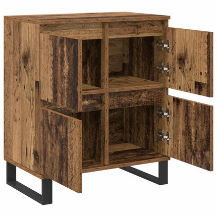 Sideboard 2 pcs Gammalt trä 60 x 35 x 70 cm