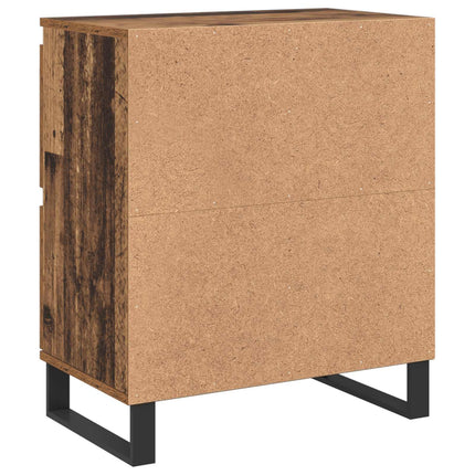Sideboard 2 pcs Gammalt trä 60 x 35 x 70 cm