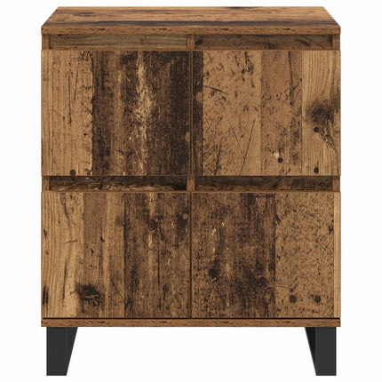 Sideboard 2 pcs Gammalt trä 60 x 35 x 70 cm