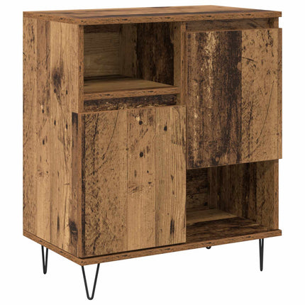 Sideboard 2 pcs Gammalt trä 60 x 35 x 70 cm