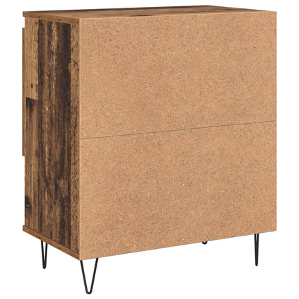 Sideboard 2 pcs Gammalt trä 60 x 35 x 70 cm