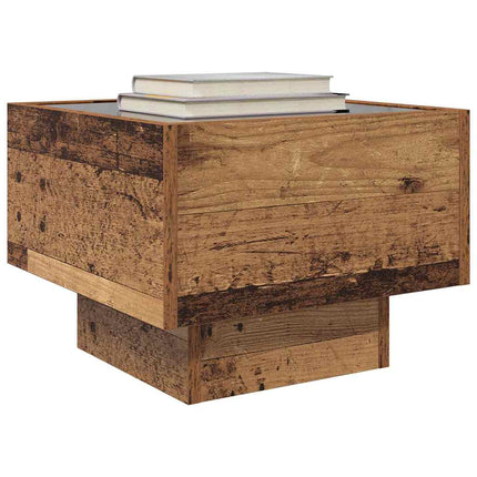 Kaffeebord Gammalt trä 40 x 40 x 30 cm Konstruerat trä