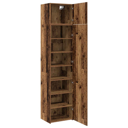 Sideboard 2 pcs Gammalt trä 50 x 41 x 225 cm