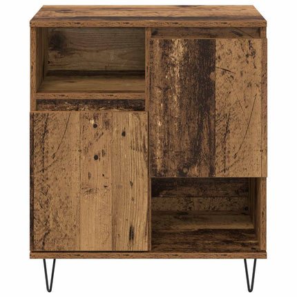 Sideboard 3 pcs Gammalt trä 60 x 35 x 70 cm