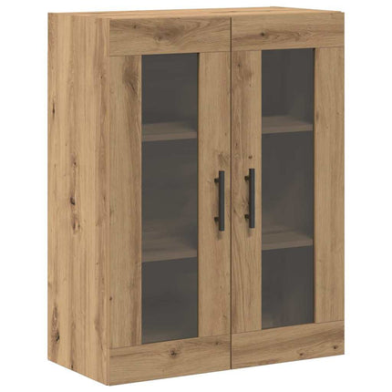 Väggmonterade Skåp 2 pcs Artisan ek och svart 69,5 x 34 x 90 cm