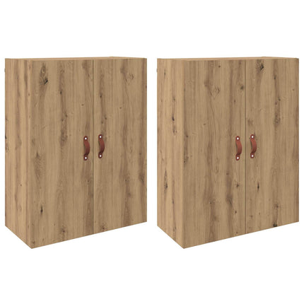 Väggmonterat skåp 2 pcs Artisan Ek 69,5 x 34 x 90 cm