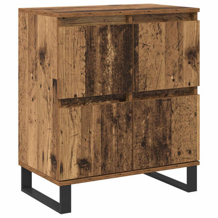 Sideboard 3 pcs Gammalt trä 60 x 35 x 70 cm
