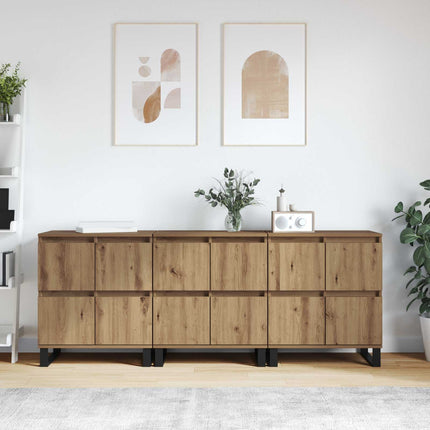 Sideboard 3 pcs Artisan Ek 60 x 35 x 70 cm