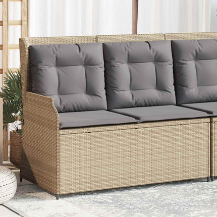 Trädgårdsbänk Beige konstrotting