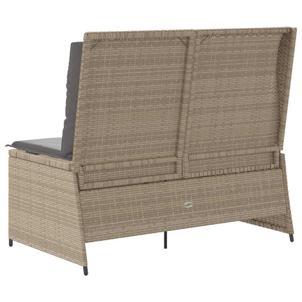 Trädgårdsbänk Beige konstrotting